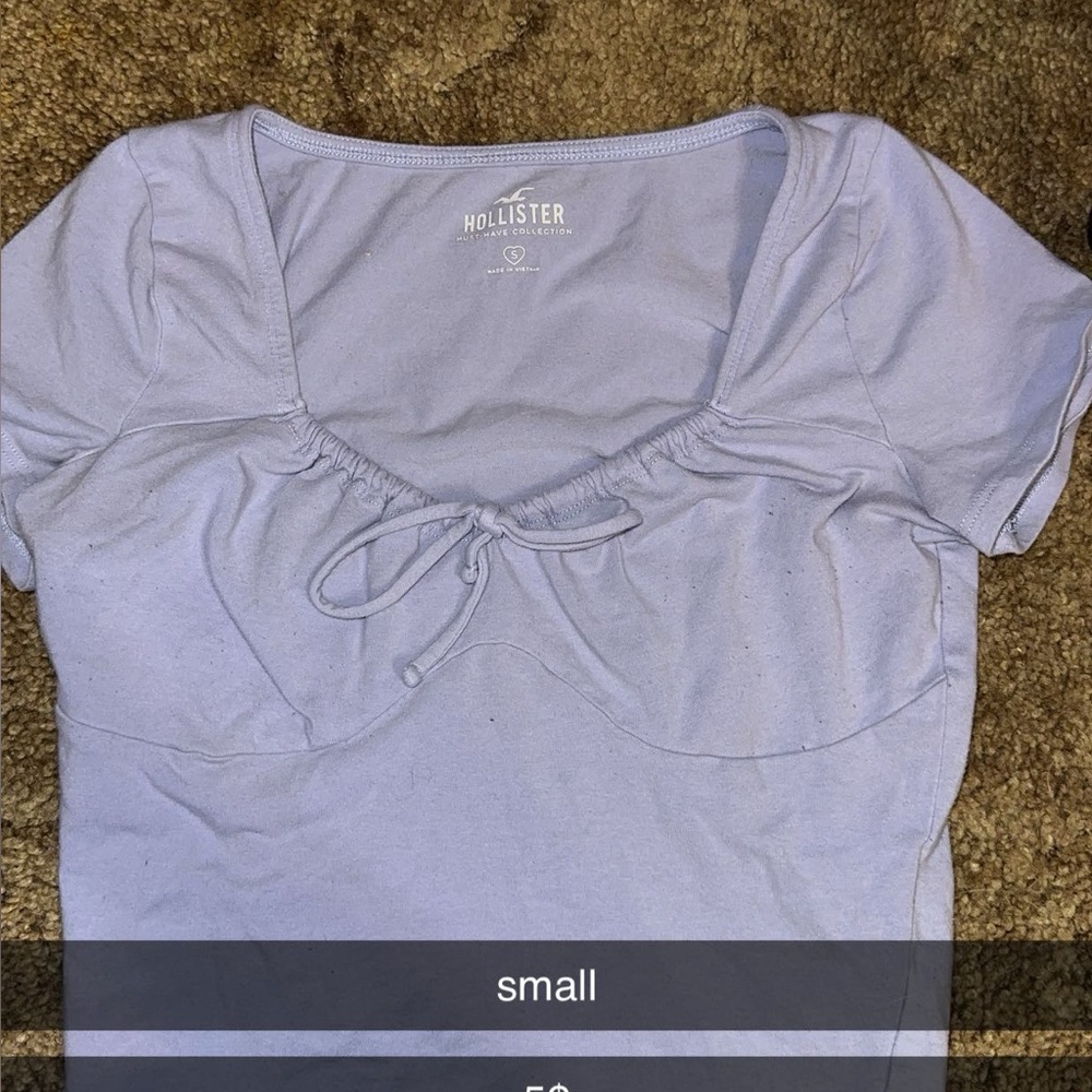 Hollister Women's Light Purple Top